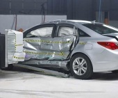 2014 Hyundai Sonata IIHS Side Impact Crash Test Picture